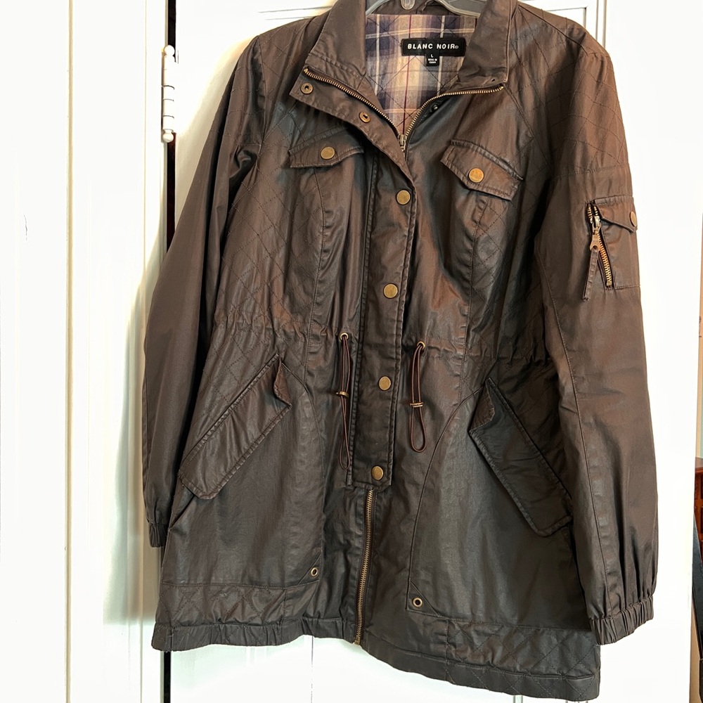 Blanc Noir Women's Utility Jacket - Brown
